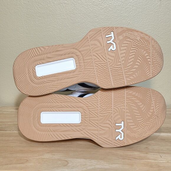 TYR L-2 Lifter Weightlifting Shoes White Gum Black Women's Size 7 Men's 5.5 - Picture 6 of 7